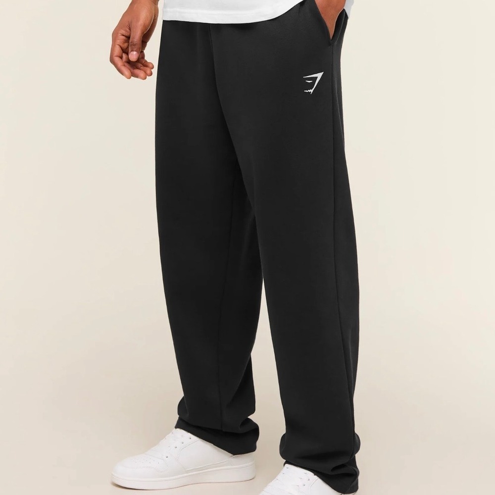 Gymshark Crest Joggers Mens XS Black Sweatpants